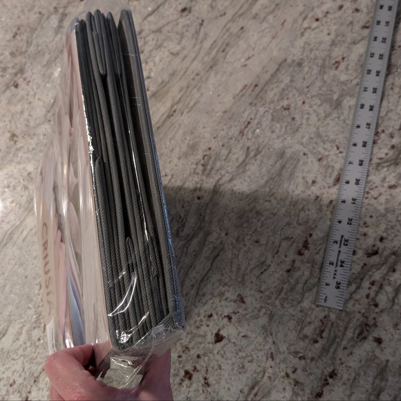 NEW Set Of Six Criusia Storage Drawer Organizer Light Gray Foldable Small Items - Picture 5 of 7